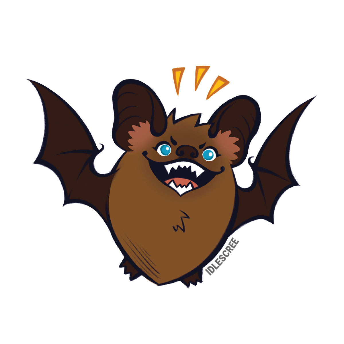 Bouncy Bat - Matte Sticker
