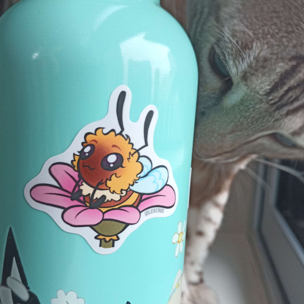 Blooming Bee - Matte Sticker