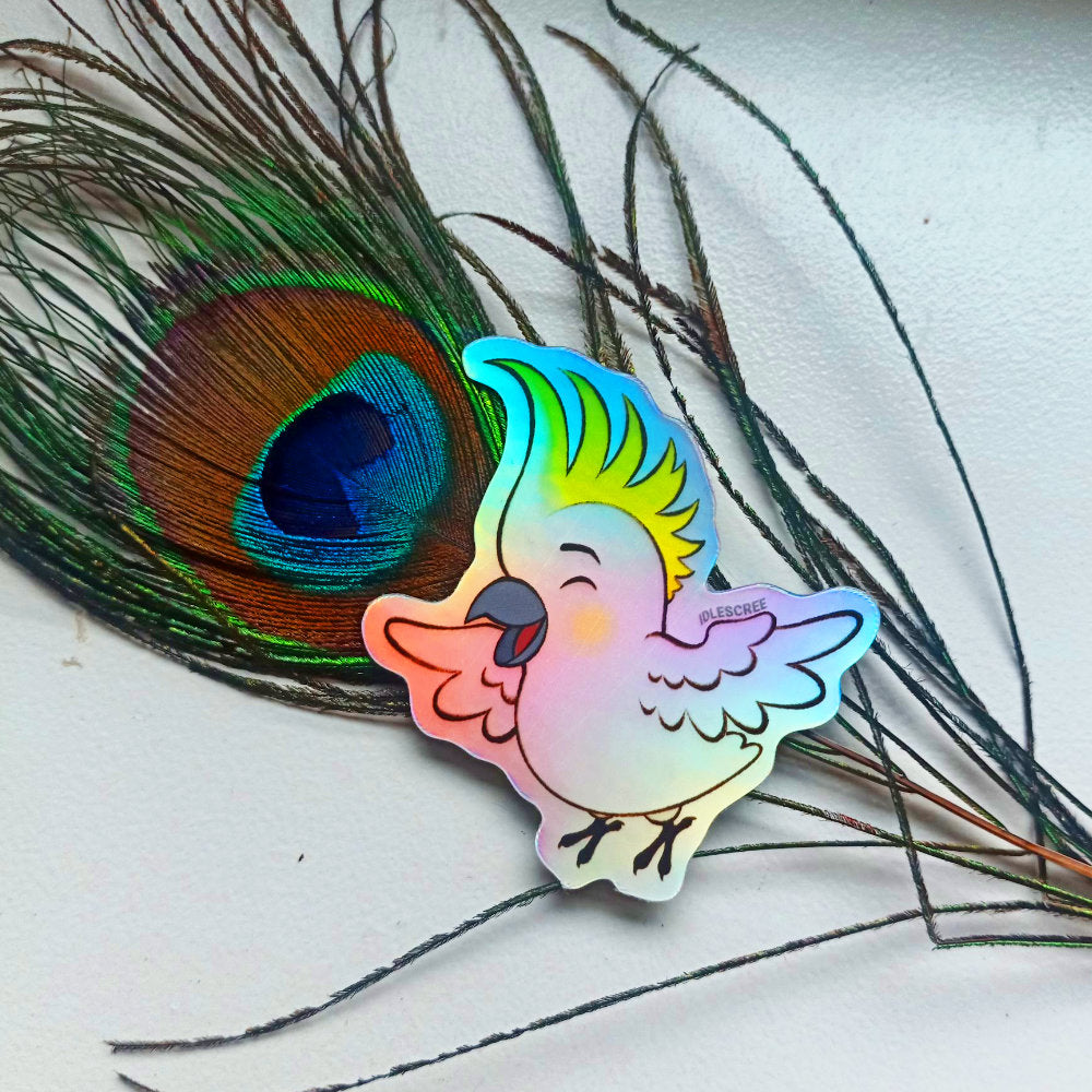 Brilliant Bird - Holographic Sticker