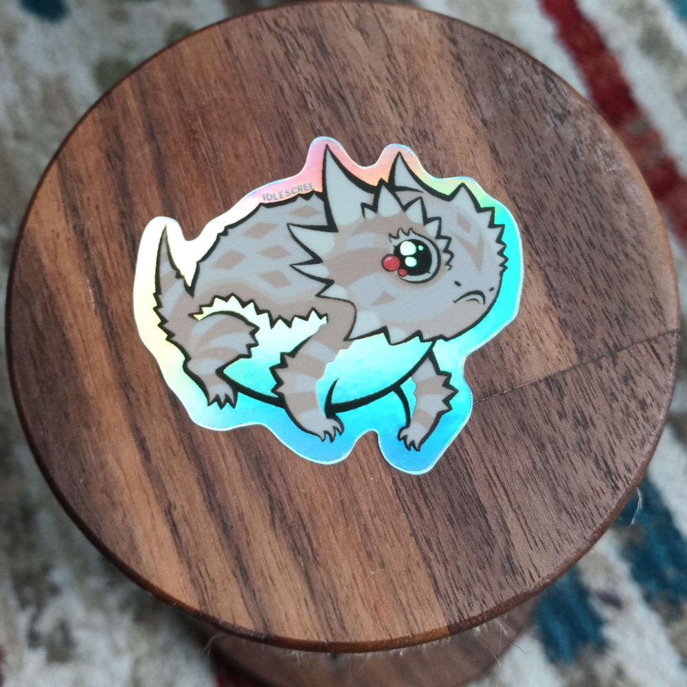 Tender Toad - Holographic Sticker