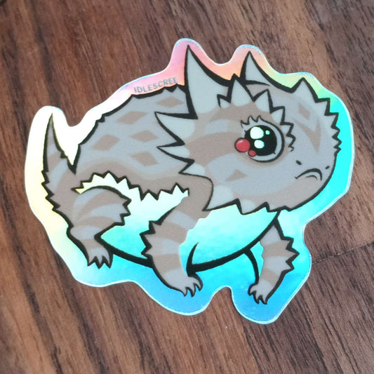 Tender Toad - Holographic Sticker