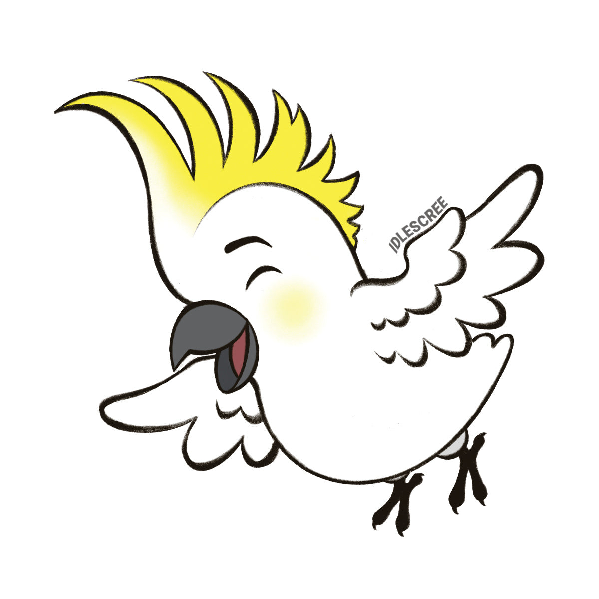 Brilliant Bird - Holographic Sticker