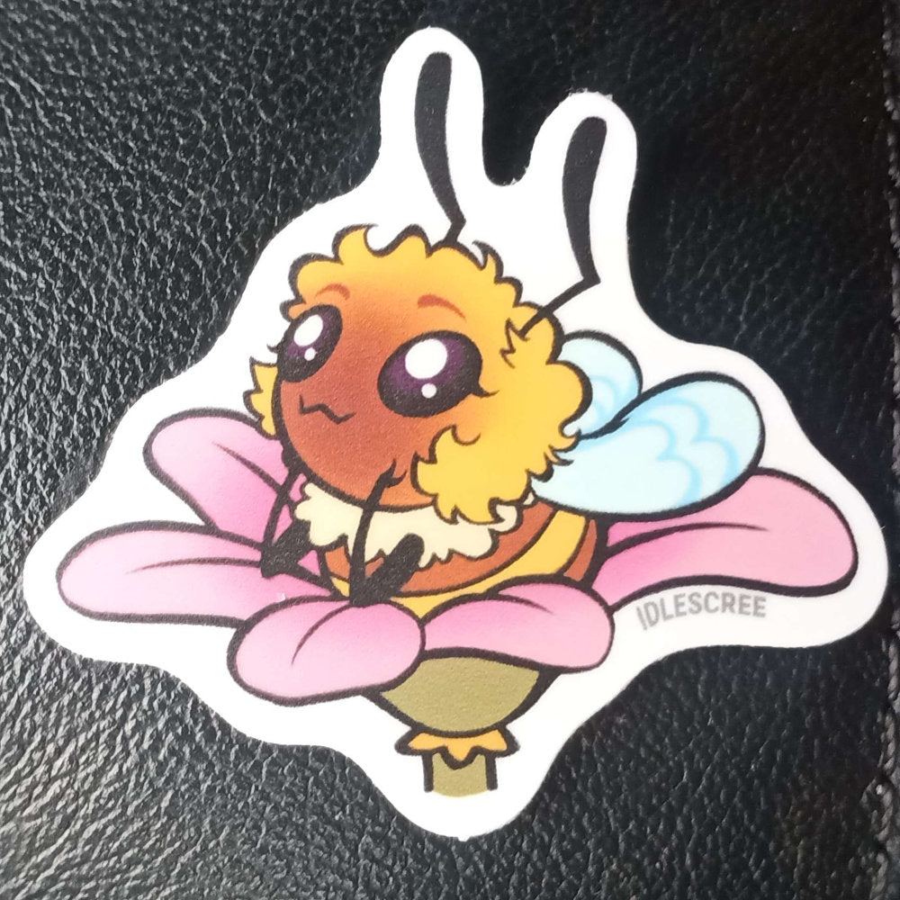 Blooming Bee - Matte Sticker