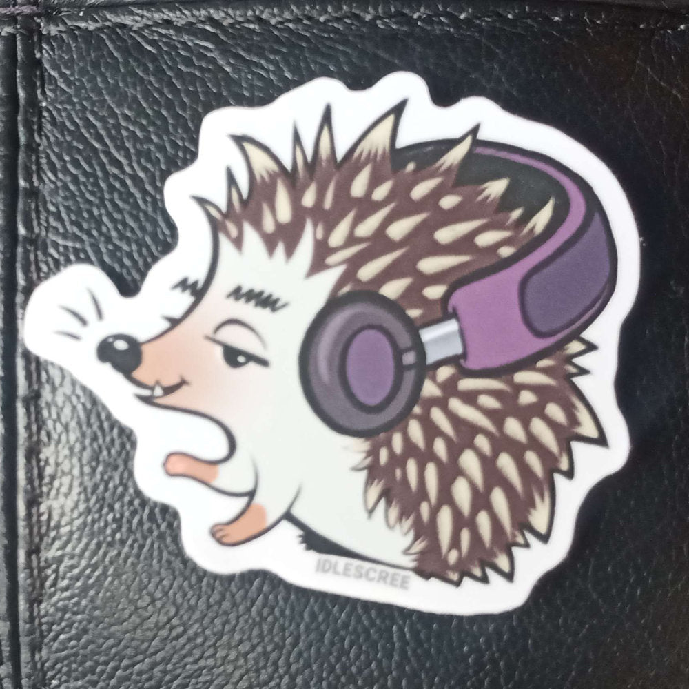 Huggable Hedgehog - Matte Sticker