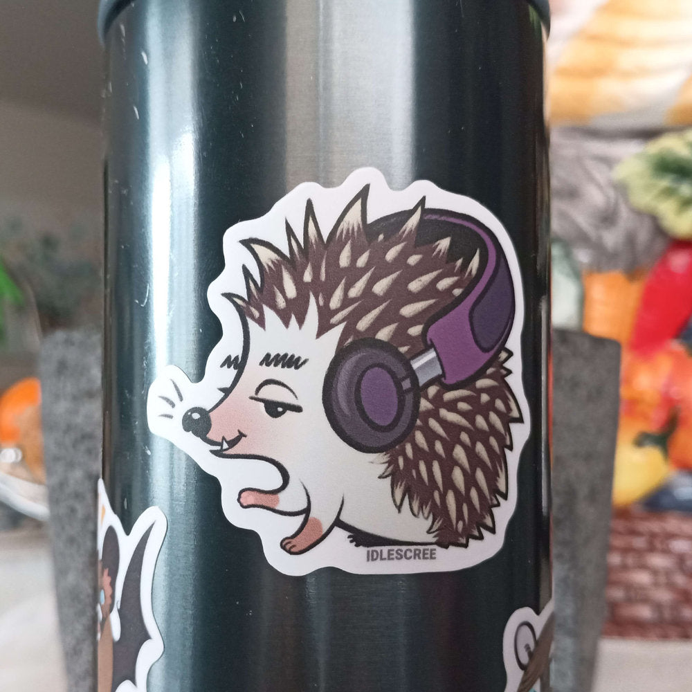 Huggable Hedgehog - Matte Sticker